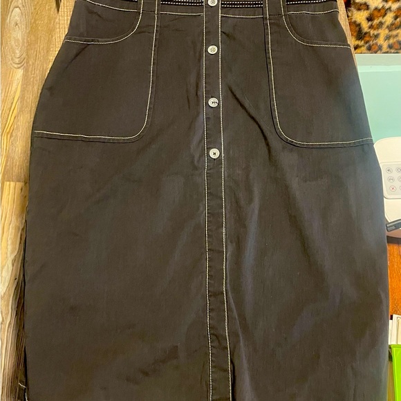 Cute vintage style dress. Black and white. - Picture 3 of 7